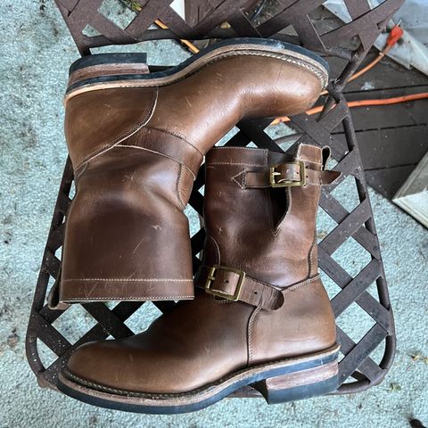 Viberg Engineer in Horween Natural Chromexcel