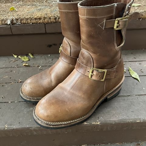 Viberg Engineer in Horween Natural Chromexcel