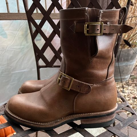 Viberg Engineer in Horween Natural Chromexcel