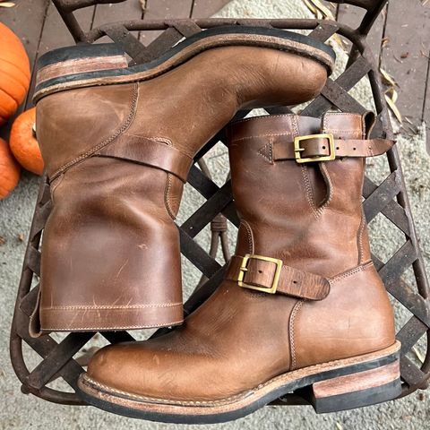 Viberg Engineer in Horween Natural Chromexcel