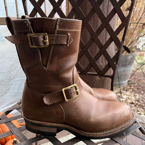 Viberg Engineer in Horween Natural Chromexcel