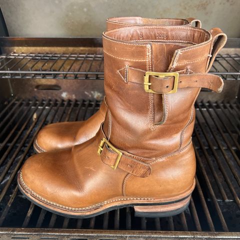 Viberg Engineer in Horween Natural Chromexcel