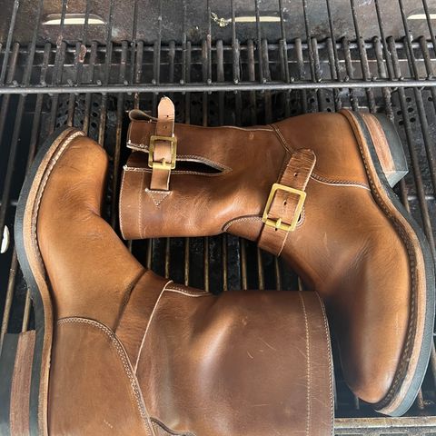 Viberg Engineer in Horween Natural Chromexcel