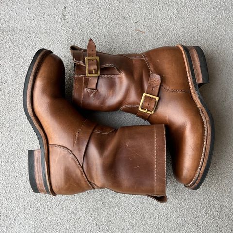 Viberg Engineer in Horween Natural Chromexcel