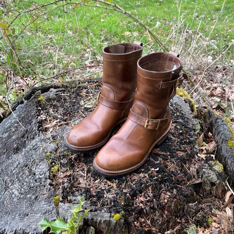 Viberg Engineer in Horween Natural Chromexcel