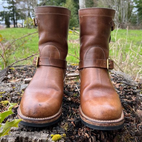 Viberg Engineer in Horween Natural Chromexcel