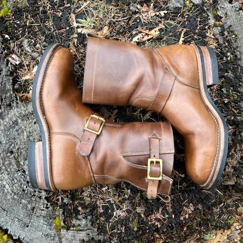 Viberg Engineer in Horween Natural Chromexcel