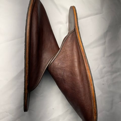 Viberg Slide in Maryam Marrone Washed Kangaroo