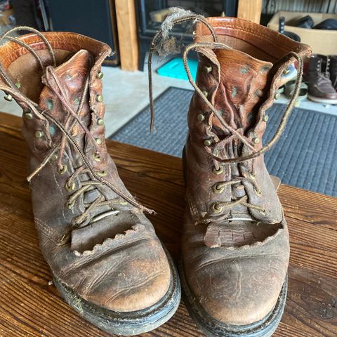 Double-H Roper in Unknown Leather
