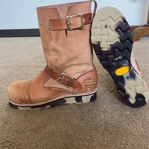 Thurmont Leather Company Munson Engineer in Unknown Natural Veg Tan