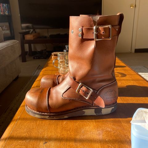 Thurmont Leather Company Munson Engineer in Unknown Natural Veg Tan