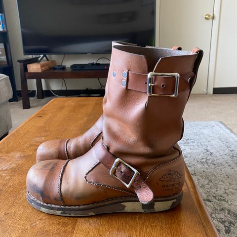Thurmont Leather Company Munson Engineer in Unknown Natural Veg Tan