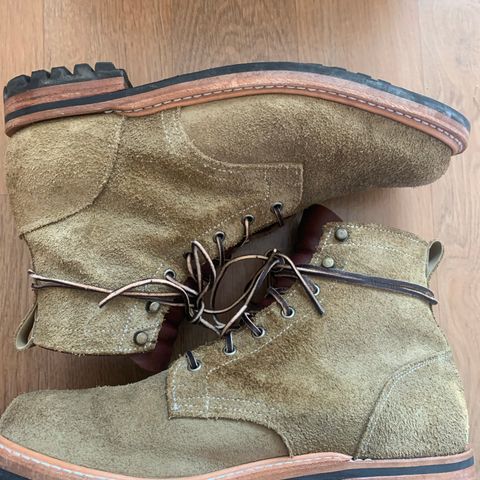 View photo of Truman Service Boot in Tasman Leather Group Coyote Roughout