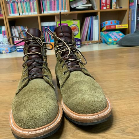 View photo of Truman Service Boot in Tasman Leather Group Coyote Roughout