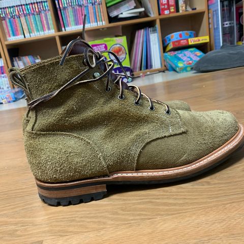 View photo of Truman Service Boot in Tasman Leather Group Coyote Roughout