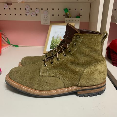 View photo of Truman Service Boot in Tasman Leather Group Coyote Roughout