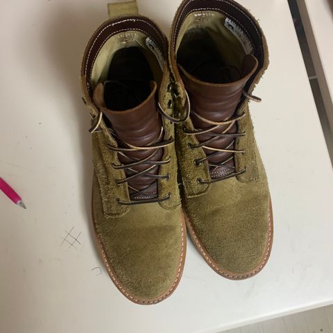 View photo of Truman Service Boot in Tasman Leather Group Coyote Roughout