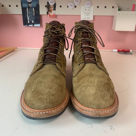 View photo of Truman Service Boot in Tasman Leather Group Coyote Roughout