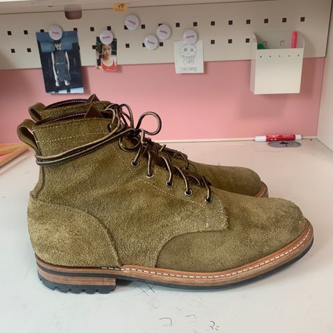 View photo of Truman Service Boot in Tasman Leather Group Coyote Roughout