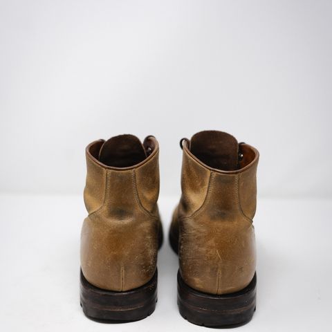Grant Stone Garrison Boot in C.F. Stead Natural Waxy Commander Suede
