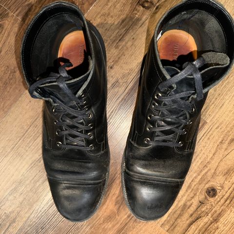 View photo of Viberg Service Boot in Horween Black Chromexcel