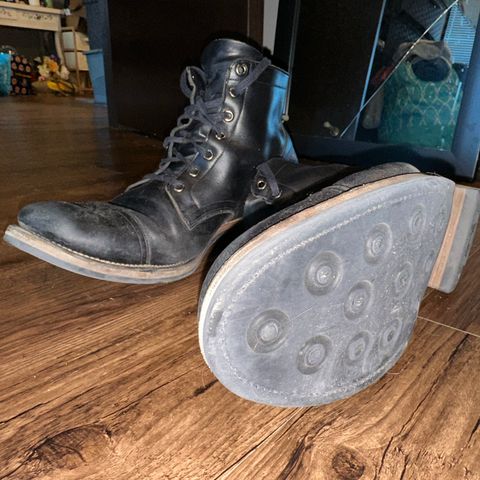 Viberg Service Boot in Horween Black Chromexcel