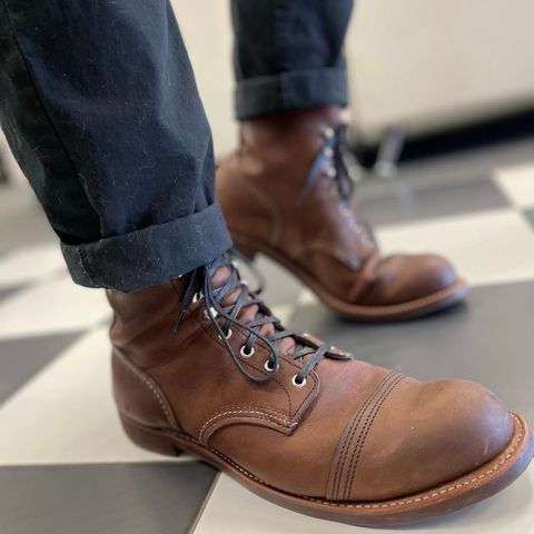 View photo of Red Wing Iron Ranger in S.B. Foot Amber Harness