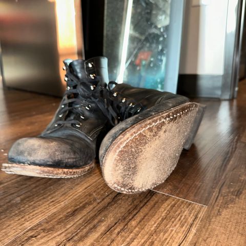 Search result thumbnail of Wolverine 1000 Mile Plain-Toe Boot in Horween Black Chromexcel