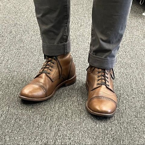 Search result thumbnail of Oak Street Bootmakers Trench Boot in Horween Natural Chromexcel