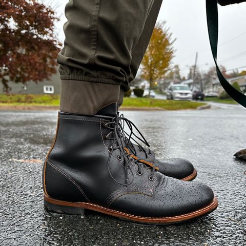 Red Wing Beckman Flatbox in S.B. Foot Black Klondike