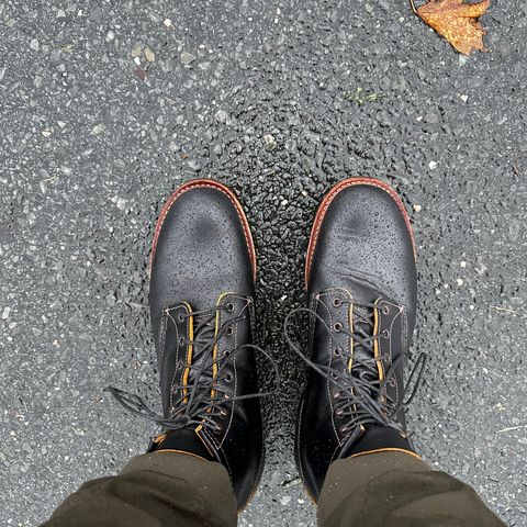Red Wing Beckman Flatbox in S.B. Foot Black Klondike