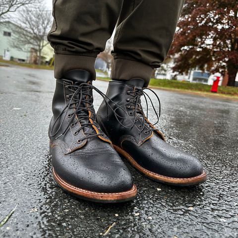 Red Wing Beckman Flatbox in S.B. Foot Black Klondike