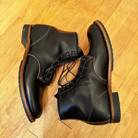 Red Wing Beckman Flatbox in S.B. Foot Black Klondike