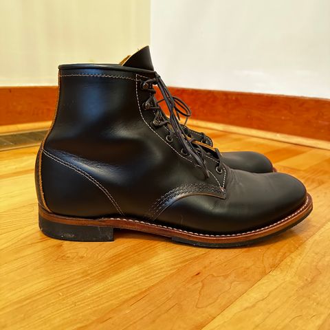 Red Wing Beckman Flatbox in S.B. Foot Black Klondike