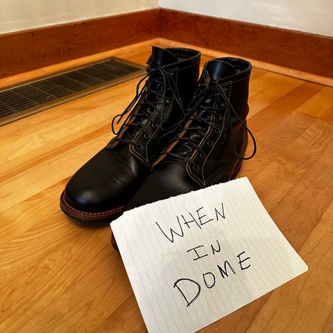Red Wing Beckman Flatbox in S.B. Foot Black Klondike