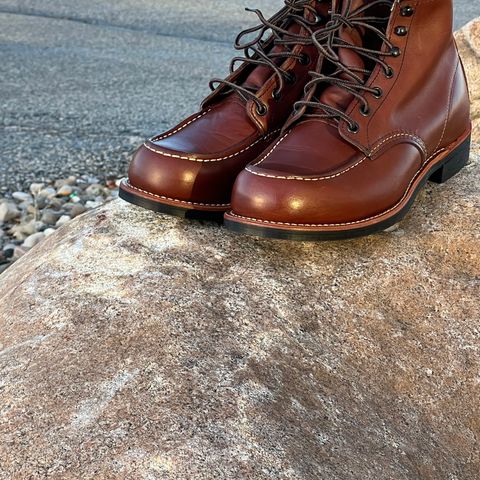 View photo of Red Wing Cooper Moc in S.B. Foot Amber Portage