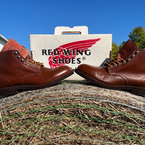 View photo of Red Wing 2126 Brogan Work Boots in S. B. Foot Dry Tanned