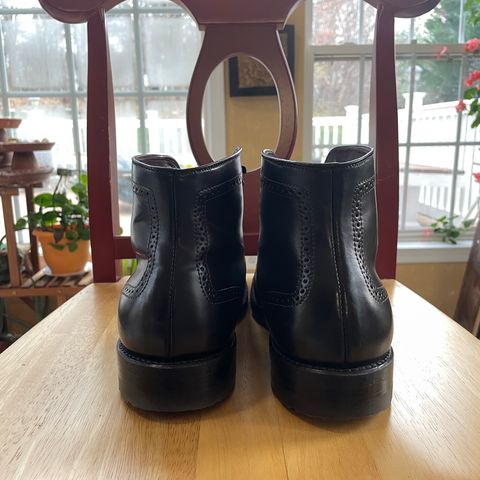 Alden Medallion Cap Toe Boot in Horween Color 8 Shell Cordovan