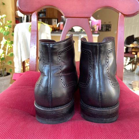 Alden Medallion Cap Toe Boot in Horween Color 8 Shell Cordovan