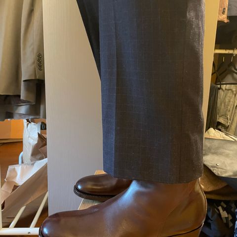 Clinch Jodhpur Boots in Brown French Calfskin