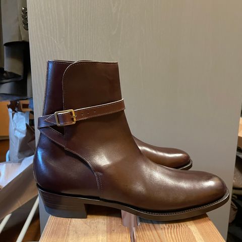 Clinch Jodhpur Boots in Brown French Calfskin