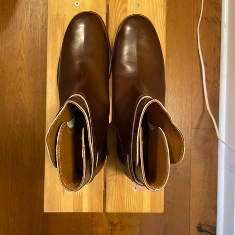Clinch Jodhpur Boots in Brown French Calfskin