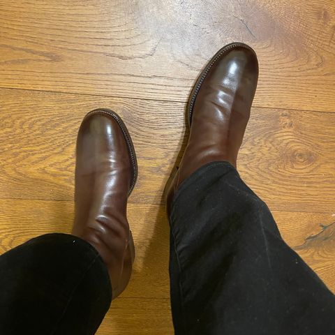 Clinch Jodhpur Boots in Brown French Calfskin