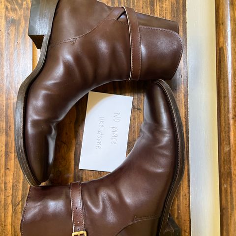 Clinch Jodhpur Boots in Brown French Calfskin