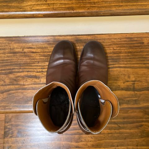 Clinch Jodhpur Boots in Brown French Calfskin