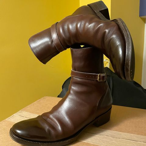 Clinch Jodhpur Boots in Brown French Calfskin