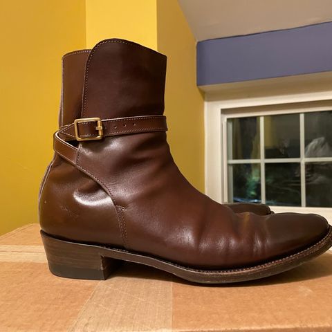 Clinch Jodhpur Boots in Brown French Calfskin