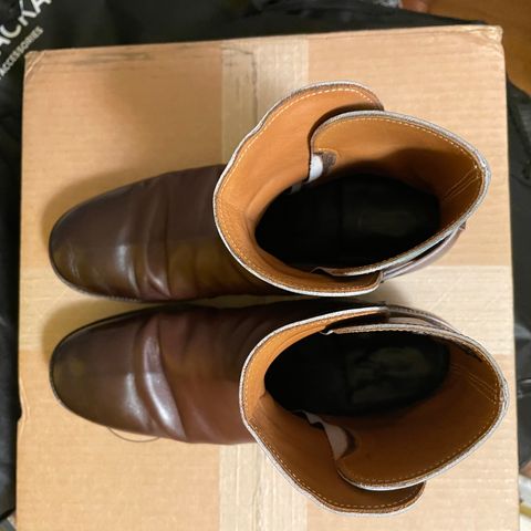 Clinch Jodhpur Boots in Brown French Calfskin