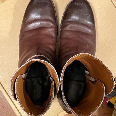 View photo of Clinch Jodhpur Boots in Brown French Calfskin