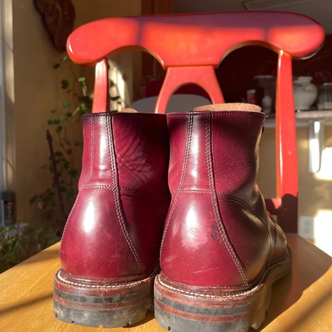 View photo of Grant Stone Brass Boot in Horween Color 8 Chromexcel